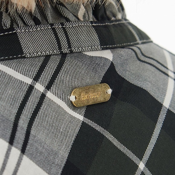 ✨ BARBOUR ✨ Modern Heritage Angelina Poplar Tartan Shirt 8 (USA 4) - Picture 14 of 16
